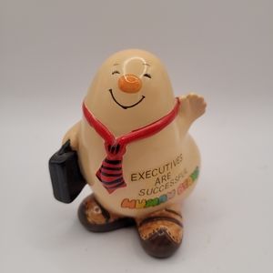 Vintage Human Bean Executives 1981 figurine Enesco